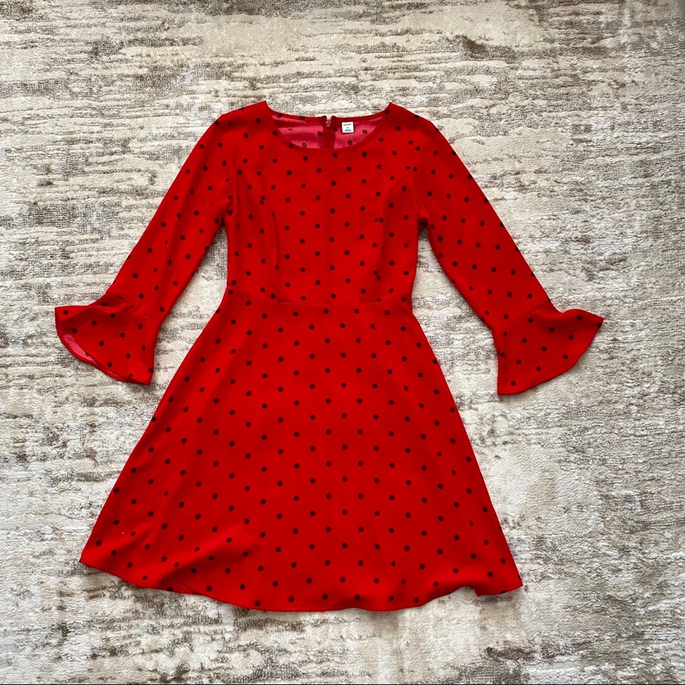 Old Navy red polka dot dress